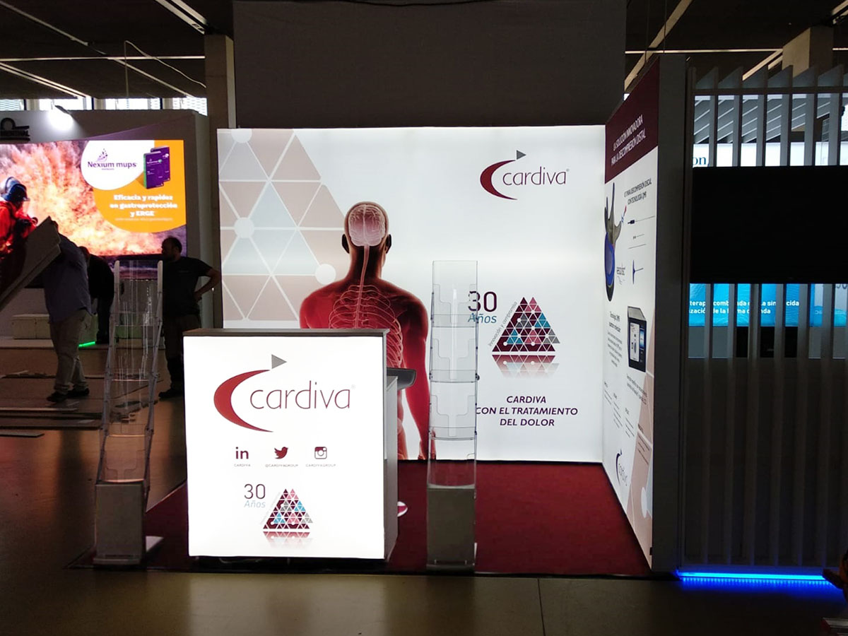 cardiva stand 2 - Stand Congreso SED (Zaragoza, España)